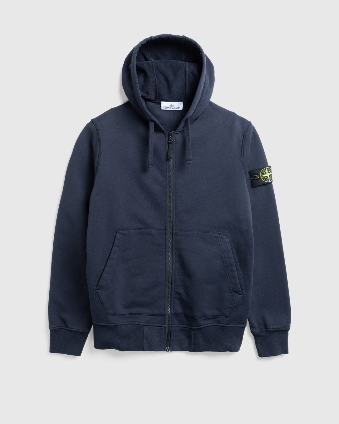 Stone Island Garment Dyed Crewneck Sweatshirt Navy Blue